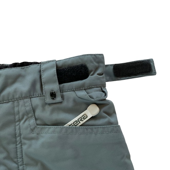 FERA Insulated Ski Snow Pants Youth/Kids 7 Blue Adjustable Waist Cargo Pockets - Picture 4 of 12